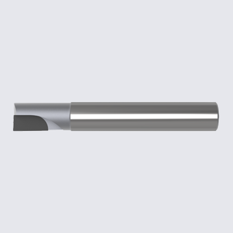 PCES1-PCD Spiral endmill 1 flute