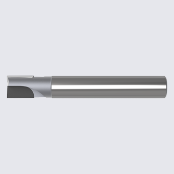 PCES2-PCD Spiral endmill 2 flute