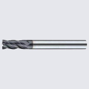 HS-MAX Long Flute Flat End Mill 4-Flute 35°