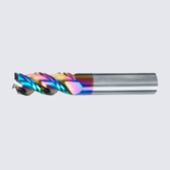 CO-MAX Flat End Mill 3-Flute 45°