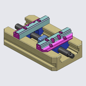 PAF-HT168 concentric vise