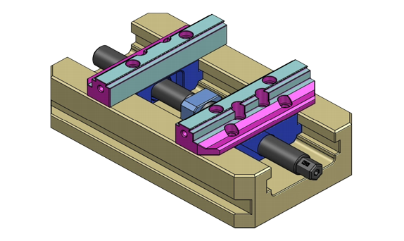 PAF-HT168 concentric vise